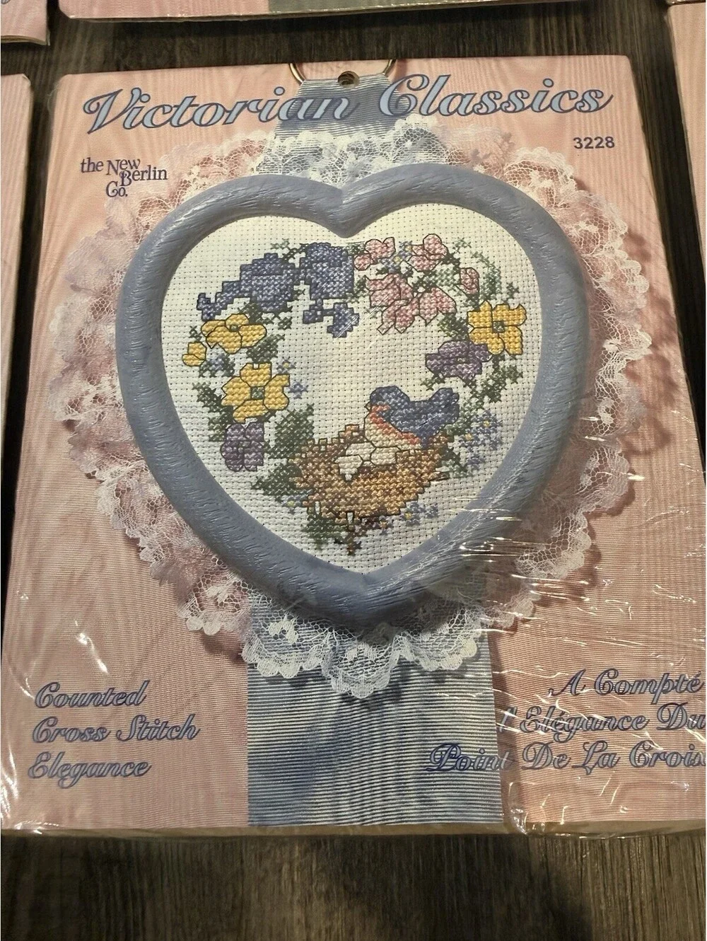 Vtg Sealed New Berlin Co Counted Cross Stitch Kits Victoria Classics Lot of 6